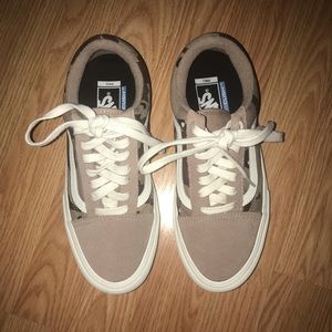 Old School pro desert camo vans